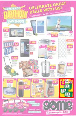 Game : Birthday Savings (7 May - 13 May 2014), page 1