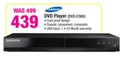 Samsung DVD Player DVD-E360