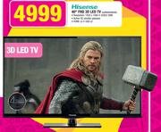 Hisense 40" FHD 3D LED Tv LEDN40K366X3D