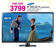 Samsung 32" HDR LED Tv UA32F4000