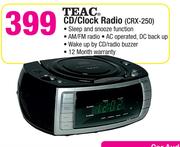 Teac Cd/Clock Radio CRX-250