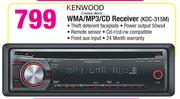 Kenwood WMA/Mp3/CD Receiver KDC-315M