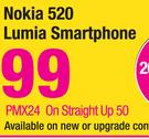 Nokia 520 Lumia Smartphone-On Straight Up 50