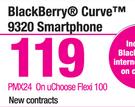 Blackberry Curve 9320 Smartphone-On uChoose Flexi 100
