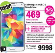 Samsung S5 16GB LTE Smartphone-On Smart S