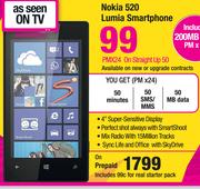 Nokia 520 Lumia Smartphone-On Straight Up 50