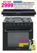 Kelvinator 3 Piece Cooking Set(Oven, Hob and Extractor Fan) KBU60BS
