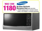 Samsung 30Ltr Silver Electronic Microwave Oven ME9114W-S/XFA