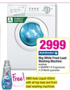 Kelvinator 6g White Front Load Washing Machine KL60FLW
