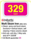 Brabantia Multi Steam Iron BBEL1001