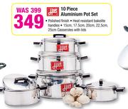 Hart 10 Piece Aluminium Pot Set