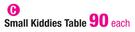 Sunny Small Kiddies Table-Each
