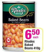 Rhodes Baked Beans-410g