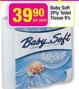Baby-Soft 2Ply Toilet Tissue-9's