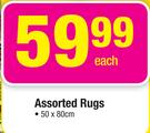 Assorted Rugs-50 x 80cm Each