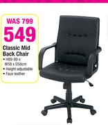 Classic Mid Back Chair