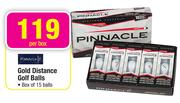 Pinnacle Gold Distance Golf balls per Box