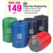 Camp Master 180cm x 75cm x 135g Sleep Over Sleeping Bag