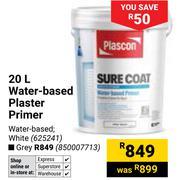 Plascon 20L Water Based Plaster Primer White