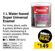 Plascon 1L Water Based Super Universal Enamel