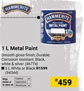 Hammerite 1L Metal Paint