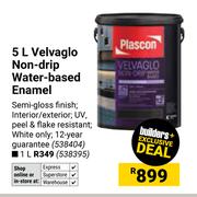 Plascon 1L Velvaglo Non Drip Water Based Enamel