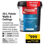 Plascon 5L Polvin Walls & Ceilings