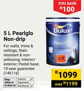 Dulux 5L Pearlglo Non Drip