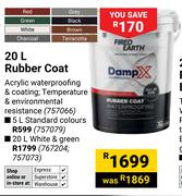 Fired Earth 20L Rubber Coat