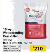 Fired Earth 2.5Kg Damp-X Waterproofing Crack Filler White