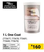 Fired Earth One-Coat Acrylic-1Ltr