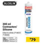 Alcolin Contractors' Silicone 714657, 714660
