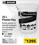 A. Shak Plaster Key 6441-25Ltr