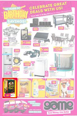 Game : Birthday Savings (14 May - 20 May 2014), page 1