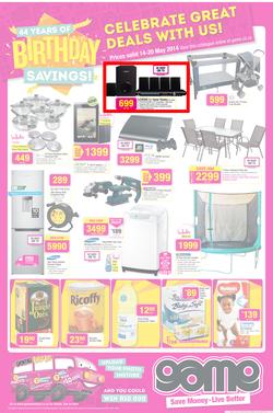 Game : Birthday Savings (14 May - 20 May 2014), page 1