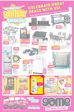 Game : Birthday Savings (14 May - 20 May 2014), page 1