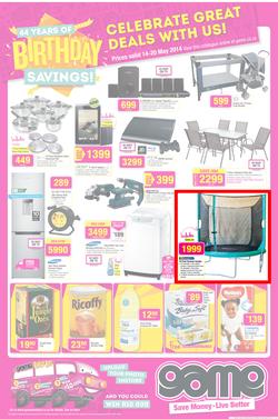 Game : Birthday Savings (14 May - 20 May 2014), page 1
