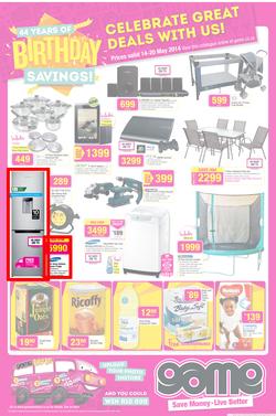 Game : Birthday Savings (14 May - 20 May 2014), page 1
