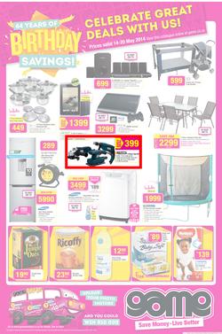 Game : Birthday Savings (14 May - 20 May 2014), page 1