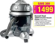 Bennett Read 1600w Extraction Vacuum Cleaner HYDRO Compact