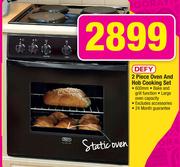 Defy 2 Piece Oven And Hob Cooking Set