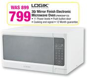 Logik 30L Mirror Finish Electronic Microwave Oven P90N30AP-S3