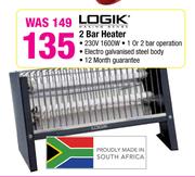 Logik 2 Bar Heater