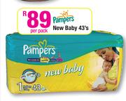 Pampers New Baby 43's pack-Per Pack