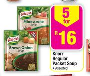 Knorr Regular Packet Soup Assorted-5's