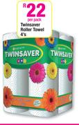 Twinsaver Roller Towel 4's-Per pack