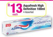 Aquafresh High Definition Assorted-100ml