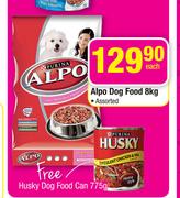 Alpo Dog Food Assorted-8Kg Each + Free Husky Dog Food Can 775g