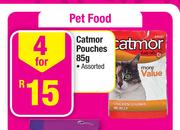 Catmor Pouches Assorted-4 x 85g