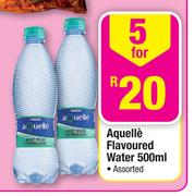 Aquelle Flavoured Water Assorted-5 x 500ml